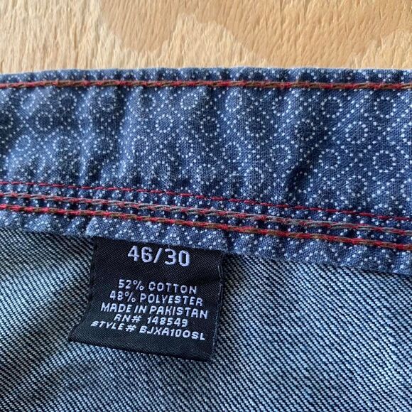 Truth Substance Men's Navy and Blue Jeans Size W46 L30 - Picture 4 of 8